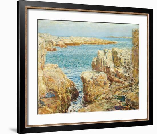 Coast Scene, Isles of Shoals, 1901-Frederick Childe Hassam-Framed Premium Giclee Print