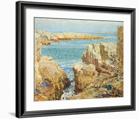 Coast Scene, Isles of Shoals, 1901-Frederick Childe Hassam-Framed Premium Giclee Print