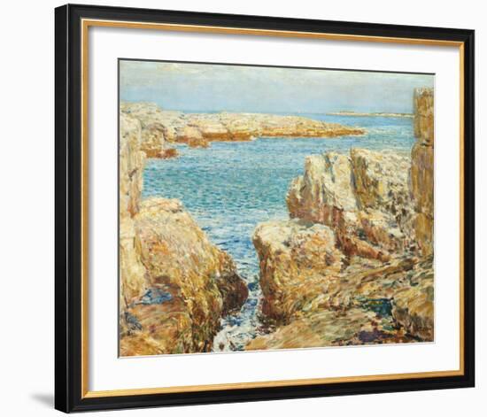 Coast Scene, Isles of Shoals, 1901-Frederick Childe Hassam-Framed Premium Giclee Print