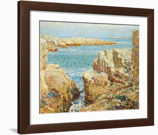 Coast Scene, Isles of Shoals, 1901-Frederick Childe Hassam-Framed Premium Giclee Print