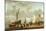 Coast Scene (Oil on Panel)-Abraham Storck-Mounted Giclee Print