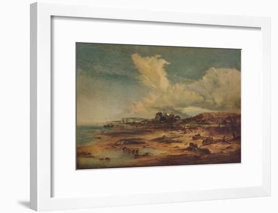 Coast Scene with Church, c1824-John Constable-Framed Giclee Print