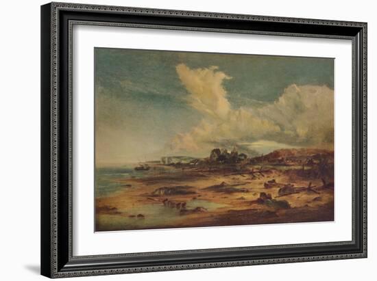 Coast Scene with Church, c1824-John Constable-Framed Giclee Print