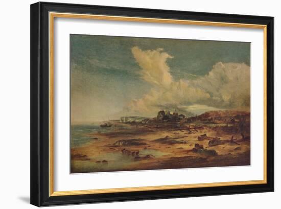 Coast Scene with Church, c1824-John Constable-Framed Giclee Print