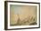 Coast Scene with Figures near a Wall-George Chinnery-Framed Giclee Print