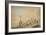 Coast Scene with Figures near a Wall-George Chinnery-Framed Giclee Print