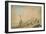 Coast Scene with Figures near a Wall-George Chinnery-Framed Giclee Print