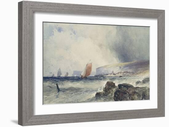 Coast Scene-William Callow-Framed Giclee Print