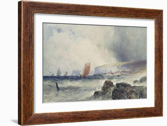 Coast Scene-William Callow-Framed Giclee Print
