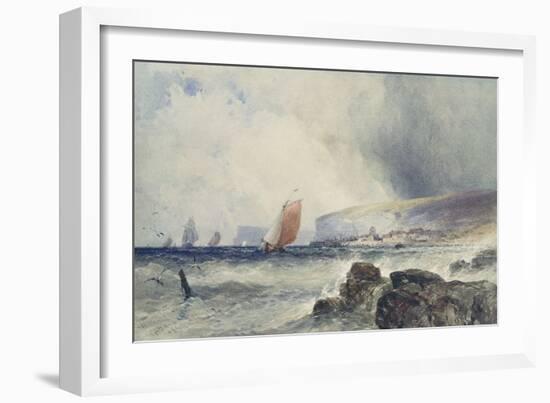 Coast Scene-William Callow-Framed Giclee Print