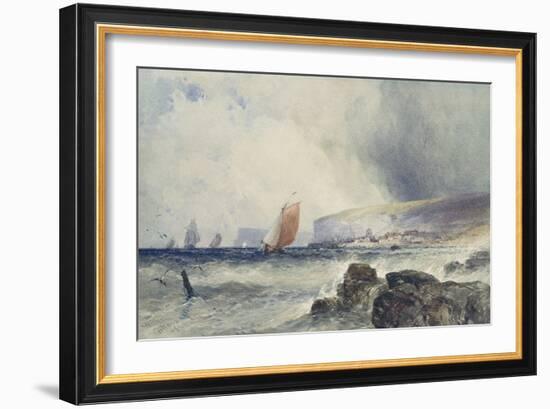 Coast Scene-William Callow-Framed Giclee Print