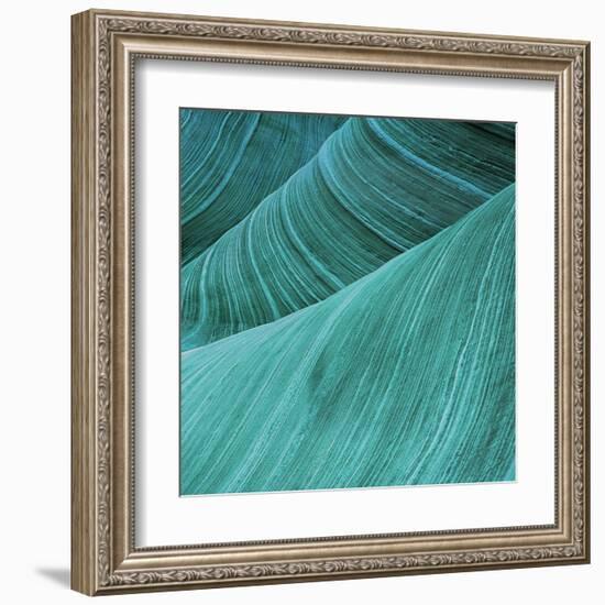 Coastal Abstract 2-Sheldon Lewis-Framed Art Print