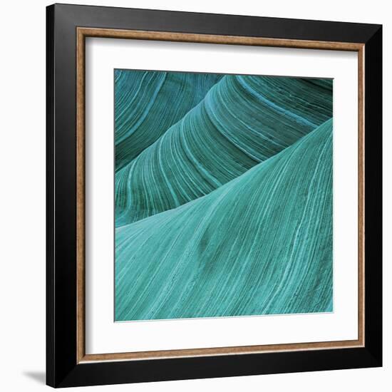 Coastal Abstract 2-Sheldon Lewis-Framed Art Print