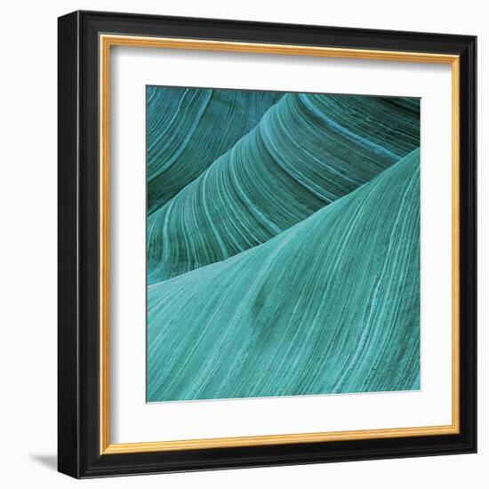 Coastal Abstract 2-Sheldon Lewis-Framed Art Print