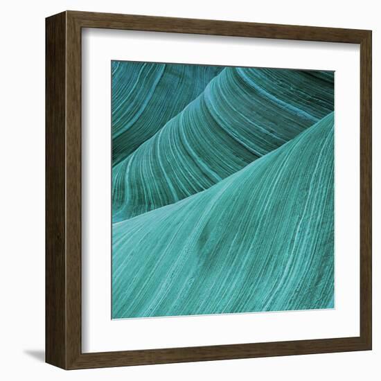 Coastal Abstract 2-Sheldon Lewis-Framed Art Print