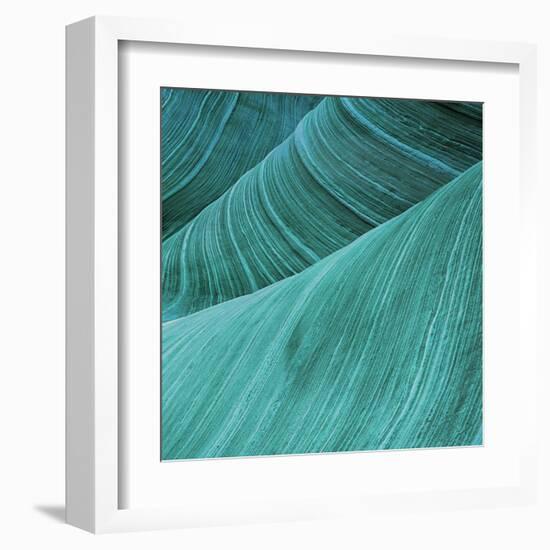 Coastal Abstract 2-Sheldon Lewis-Framed Art Print