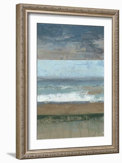 Coastal Abstract I-Jennifer Goldberger-Framed Art Print