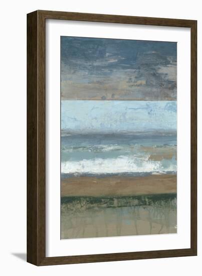 Coastal Abstract I-Jennifer Goldberger-Framed Art Print