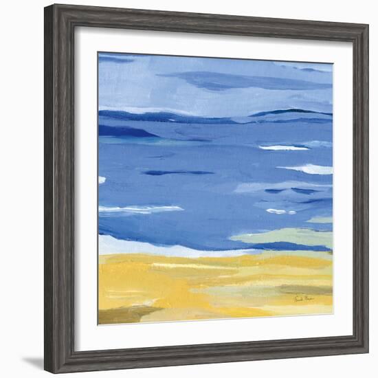 Coastal Abstract-Farida Zaman-Framed Art Print