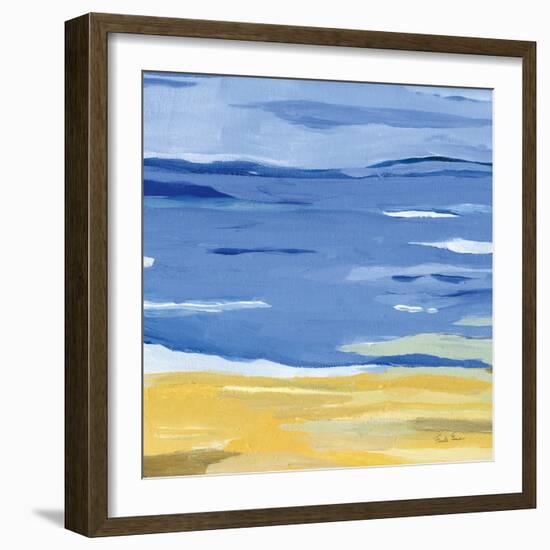 Coastal Abstract-Farida Zaman-Framed Art Print