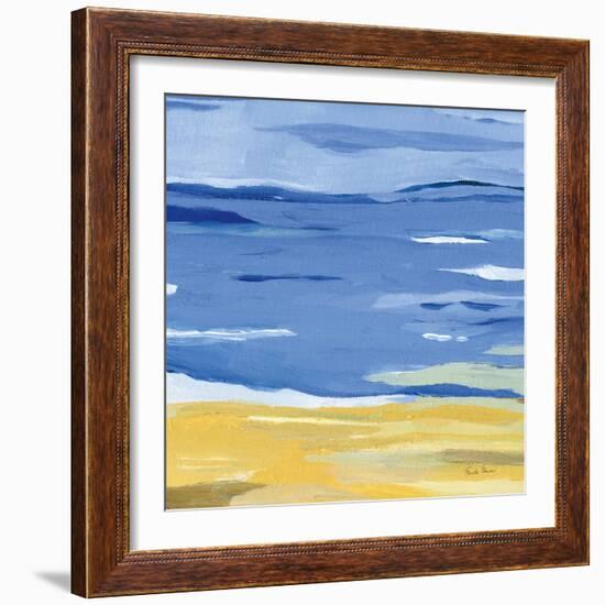 Coastal Abstract-Farida Zaman-Framed Art Print