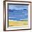 Coastal Abstract-Farida Zaman-Framed Art Print