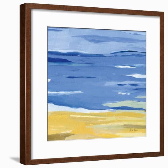 Coastal Abstract-Farida Zaman-Framed Art Print