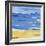 Coastal Abstract-Farida Zaman-Framed Art Print