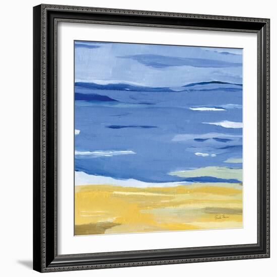 Coastal Abstract-Farida Zaman-Framed Art Print