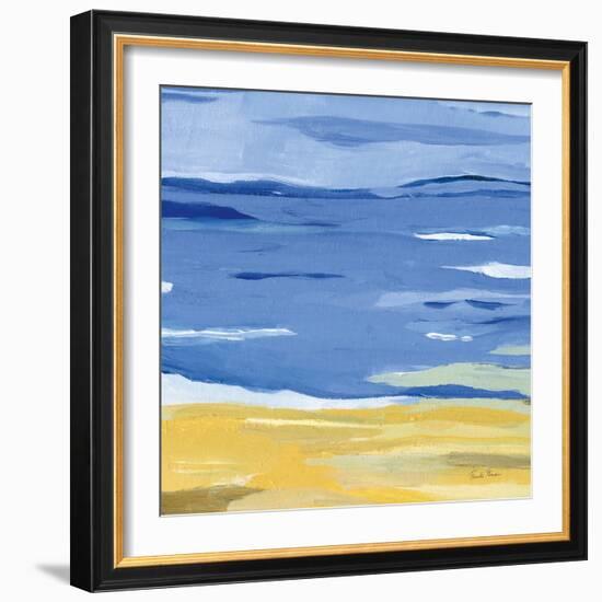 Coastal Abstract-Farida Zaman-Framed Art Print