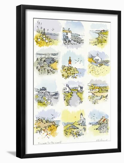 Coastal Adventures-Ken Hurd-Framed Giclee Print
