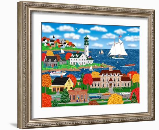 Coastal Autumn-Mark Frost-Framed Giclee Print