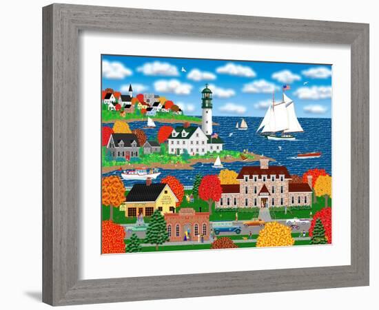 Coastal Autumn-Mark Frost-Framed Giclee Print