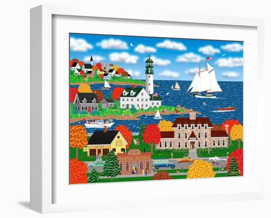 Coastal Autumn-Mark Frost-Framed Giclee Print