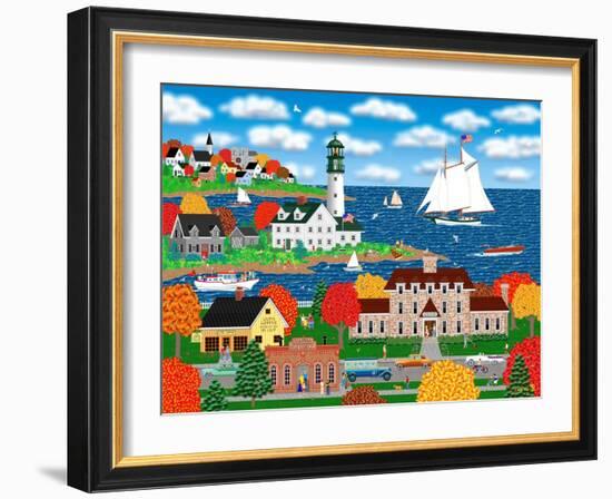 Coastal Autumn-Mark Frost-Framed Giclee Print