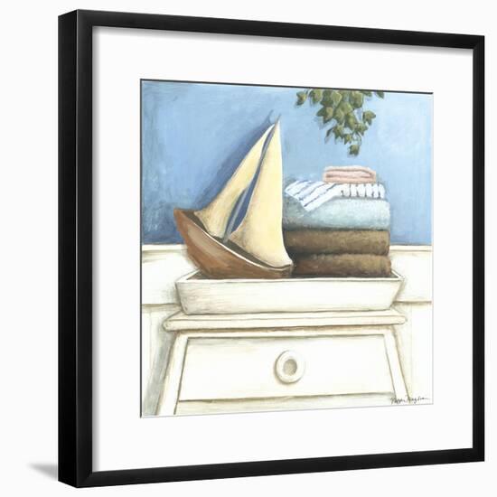 Coastal Bath I-Megan Meagher-Framed Art Print