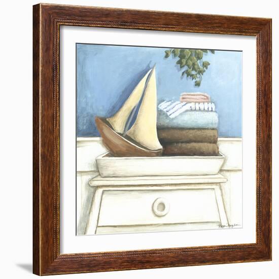 Coastal Bath I-Megan Meagher-Framed Art Print