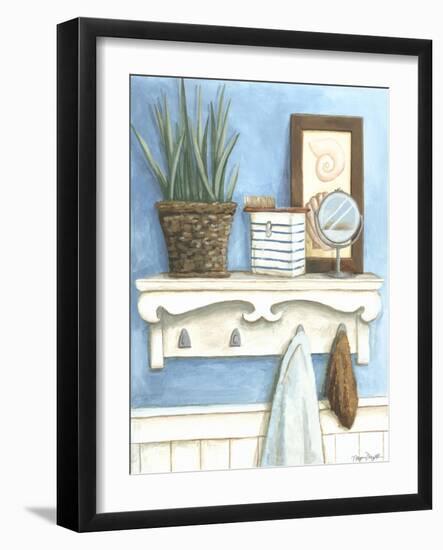 Coastal Bath IV-Megan Meagher-Framed Art Print