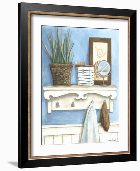 Coastal Bath IV-Megan Meagher-Framed Art Print