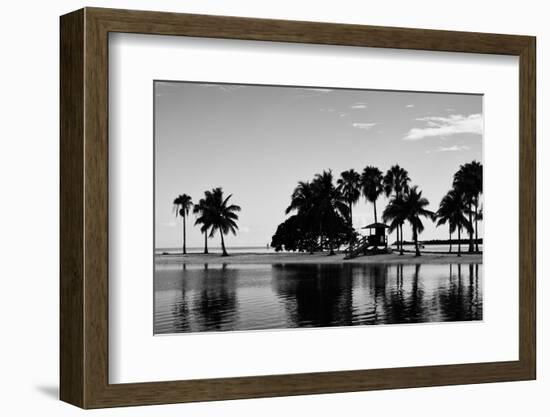 Coastal Beach Landscape - Miami - Florida-Philippe Hugonnard-Framed Photographic Print