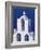 Coastal Bell Towers, Santorini, Greece-Keren Su-Framed Photographic Print