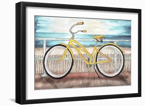 Coastal Bike Rides-Elizabeth Medley-Framed Art Print