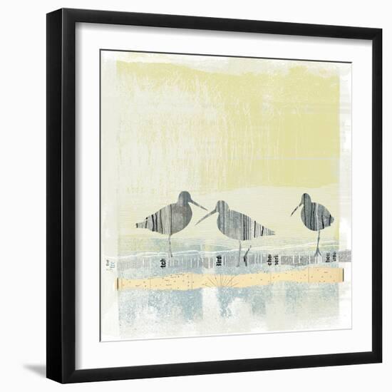 Coastal Birds II-Ken Hurd-Framed Giclee Print