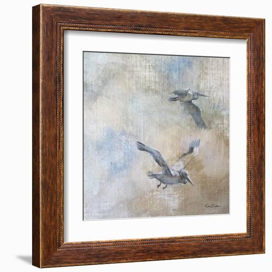 Coastal Birds II-Paula Giltner-Framed Art Print