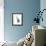 Coastal Blue Egret-Crystal Smith-Framed Art Print displayed on a wall