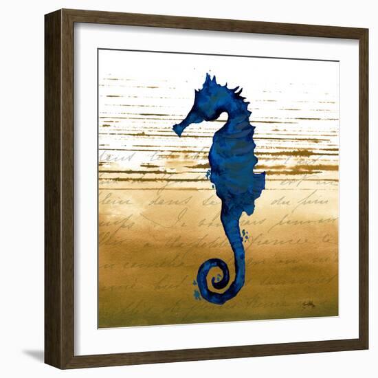 Coastal Blue III-Elizabeth Medley-Framed Art Print