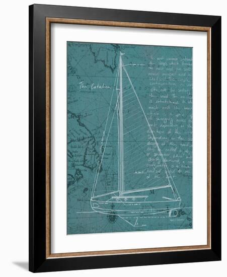 Coastal Blueprint VI-Marco Fabiano-Framed Art Print