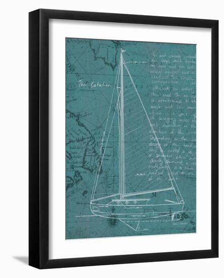 Coastal Blueprint VI-Marco Fabiano-Framed Art Print