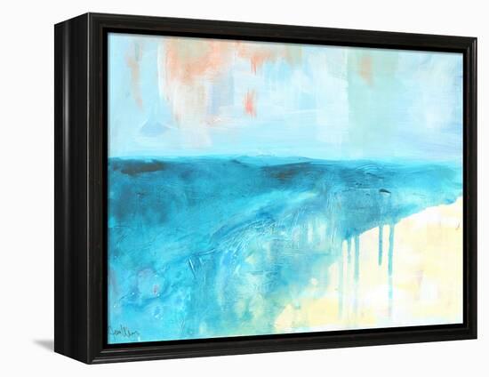 Coastal Blues 2-Jan Weiss-Framed Stretched Canvas