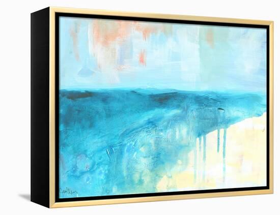 Coastal Blues 2-Jan Weiss-Framed Stretched Canvas